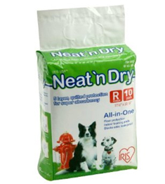 IRIS Neat n Dry Floor Protection and Training Pads for Puppies and Dogs 10ct Medium