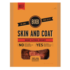 Bixbi Skin and Coat Beef Liver Treats
