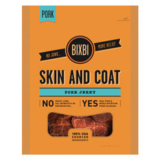 Bixbi Skin and Coat Pork Jerky Treats