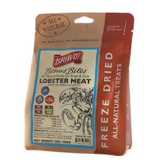 Bravo Bonus Bites Freeze Dried Lobster Dog Treats