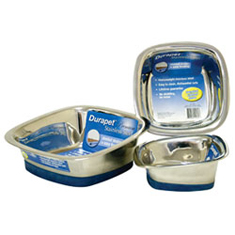 Durapet Stainless Steel Square Bowl