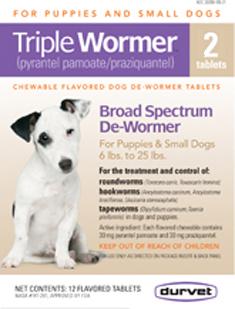 Durvet Triple Wormer Puppy and Small Dog