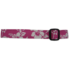 Elmos Closet Hot Pink Hawaii Time Buckle Collar