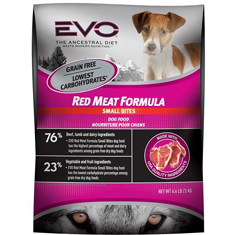 EVO Red Meat Small Bites Dog Food