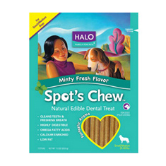 Halo Spots Chew Mint Flavor Dental Treat
