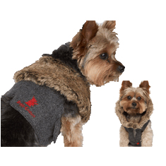 Juicy Couture Herringbone Dog Vest