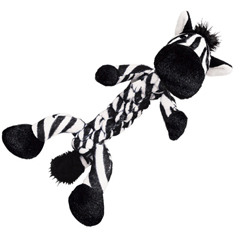 Kong Braidz Safari Zebra Dog Toy