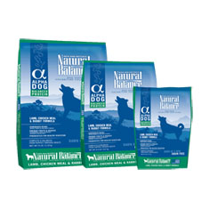 Natural Balance Alpha Dog Lamb Chicken and Rabbit Formula