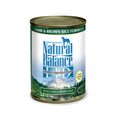 Natural Balance Limited Ingredient Lamb Brown Rice Can