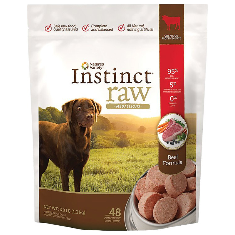 Natures Variety Instinct Raw Beef Formula