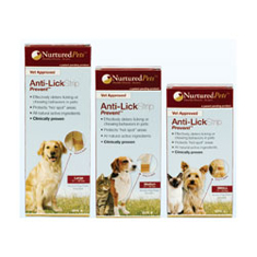 Nurtured Pets Anti Lick Strip Prevent Trial and Retail Pack