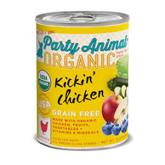 Party Animal Grain Free Organic Kickin Chicken 