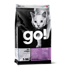 Petcurean GO Natural Chicken Turkey and Duck Dry Cat Food