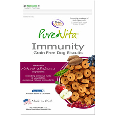 Pure Vita Grain Free Immunity Dog Biscuits