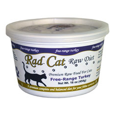 Rad Cat Raw Free Range Turkey Cat Food