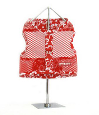 Red Hawaiian Netted Harness with Leash