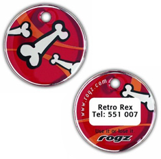 Rogz Id Tag for Dogs Bones