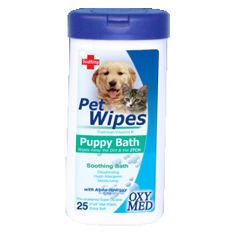 Tropiclean Oxy Med Puppy Wipes