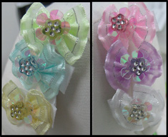 Velcro Back Dog Hair Bows