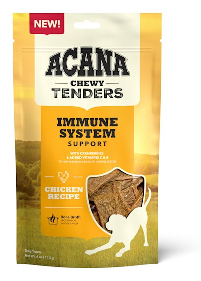Acana Chewy Tenders Chicken Recipe Immune System Support Soft Dog Treats