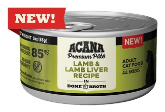 Acana Premium Pate Lamb and Lamb Liver Adult Cat Recipe