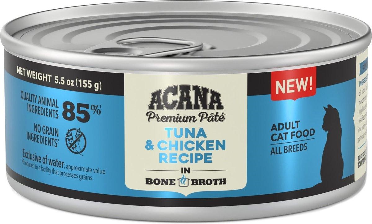 Acana Premium Pate Tuna and Chicken Adult Cat Recipe