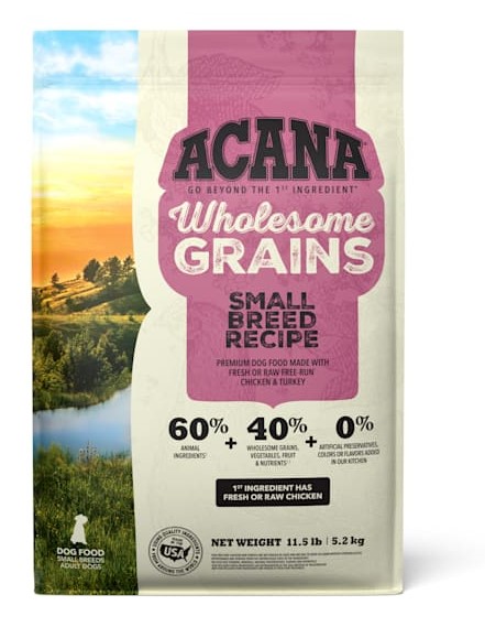 Acana Wholesome Grains Small Breed Recipe Dry Dog Food