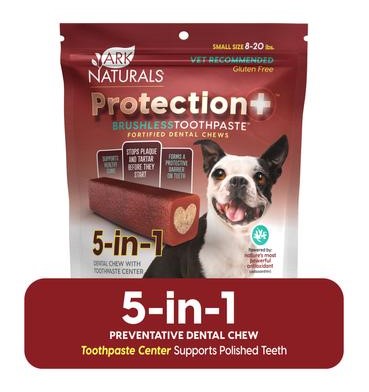 Ark Naturals Protection Brushless Toothpaste Mini Dental Chews Dog Treats