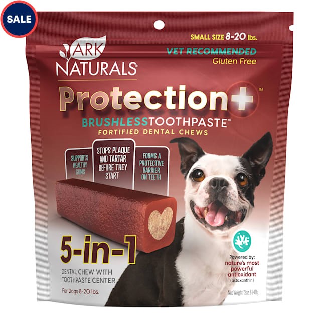 Ark Naturals Protection Brushless Toothpaste Small Dental Chews Dog Treats