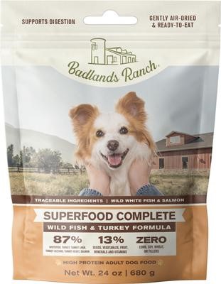 Badlands Ranch Superfood Complete Wild Fish and Turkey Air Dried Dog