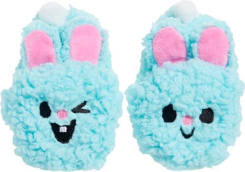 Bark Yippy and Skippy Slippies Blue and Pink Plush Dog Toy