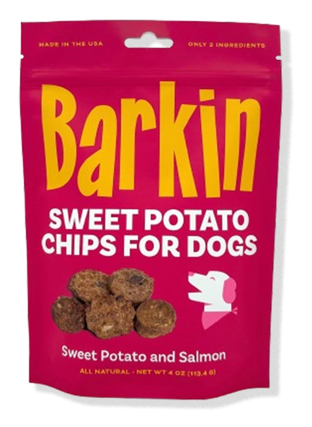 Barkin Burger Wild Alaskan Salmon and Sweet Potato Dehydrated Dog Treats