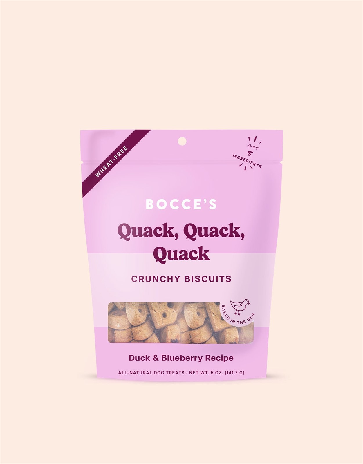 Bocces Bakery Quack Quack Quack Crunchy Biscuits