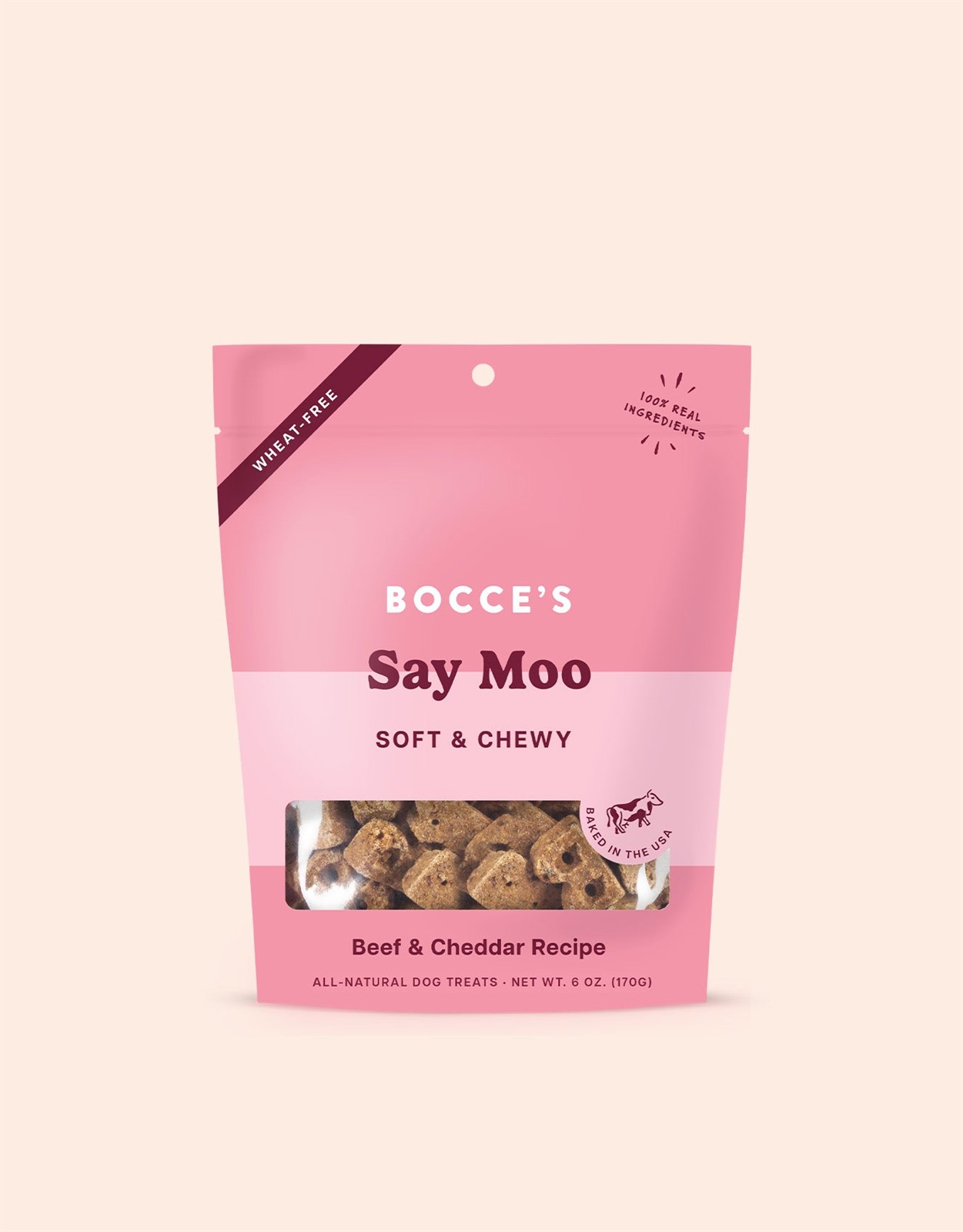 Bocces Bakery Say Moo Soft Chewy Treats