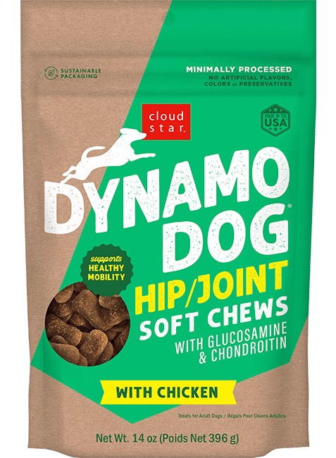 Cloud Star Dynamo Dog Hip and Joint Chicken Treats