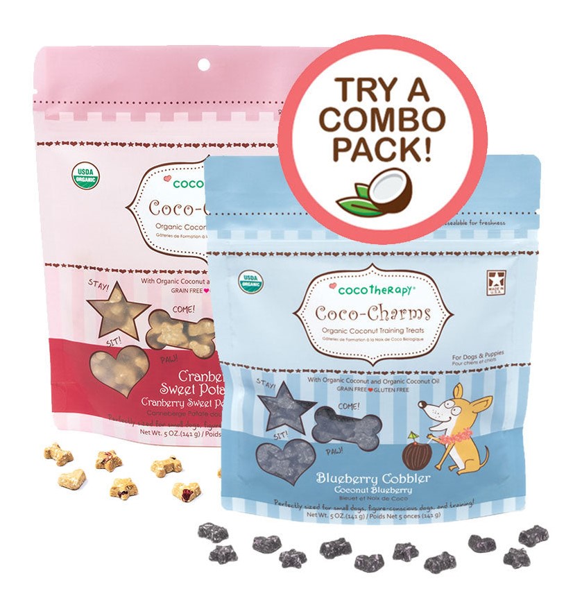 Coco Therapy Organic Gems Training Treats Cranberry Coconut