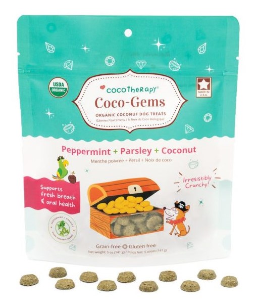 Coco Therapy Organic Gems Training Treats Peppermint Parsley