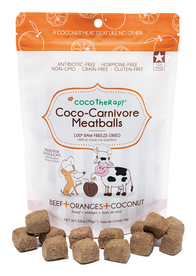 CocoTherapy Coco Carnivore Meatballs Beef Orange Coconut