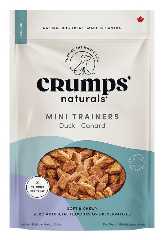 Crumps Naturals Mini Trainers Duck Semi Moist Dog Treats