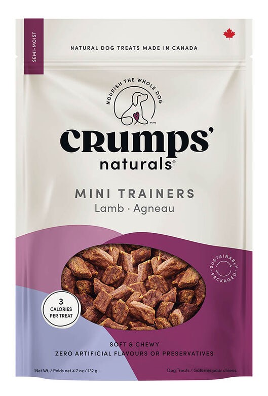 Crumps Naturals Mini Trainers Lamb Semi Moist Dog Treats