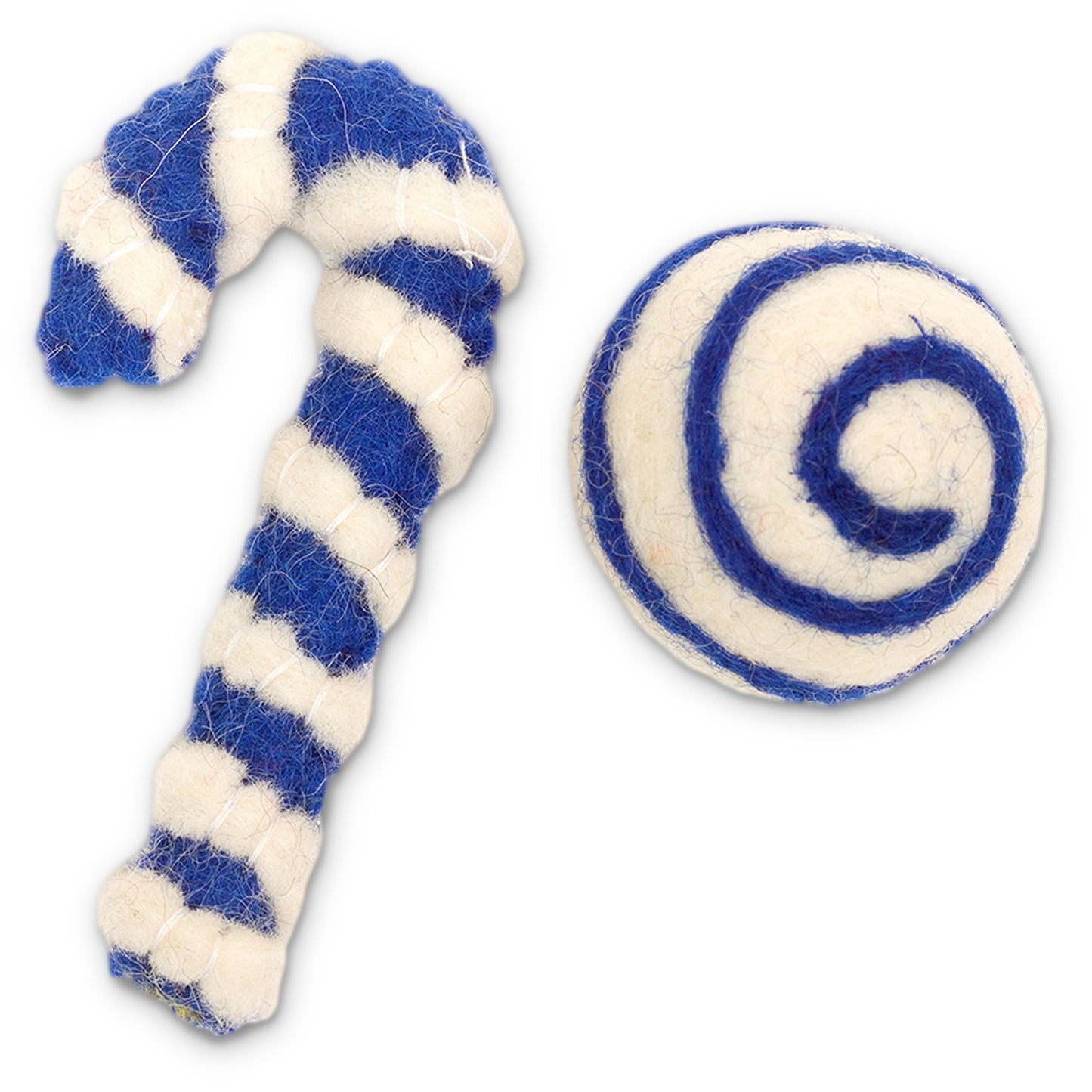Dharma Dog Karma Cat Wool Candy Cane