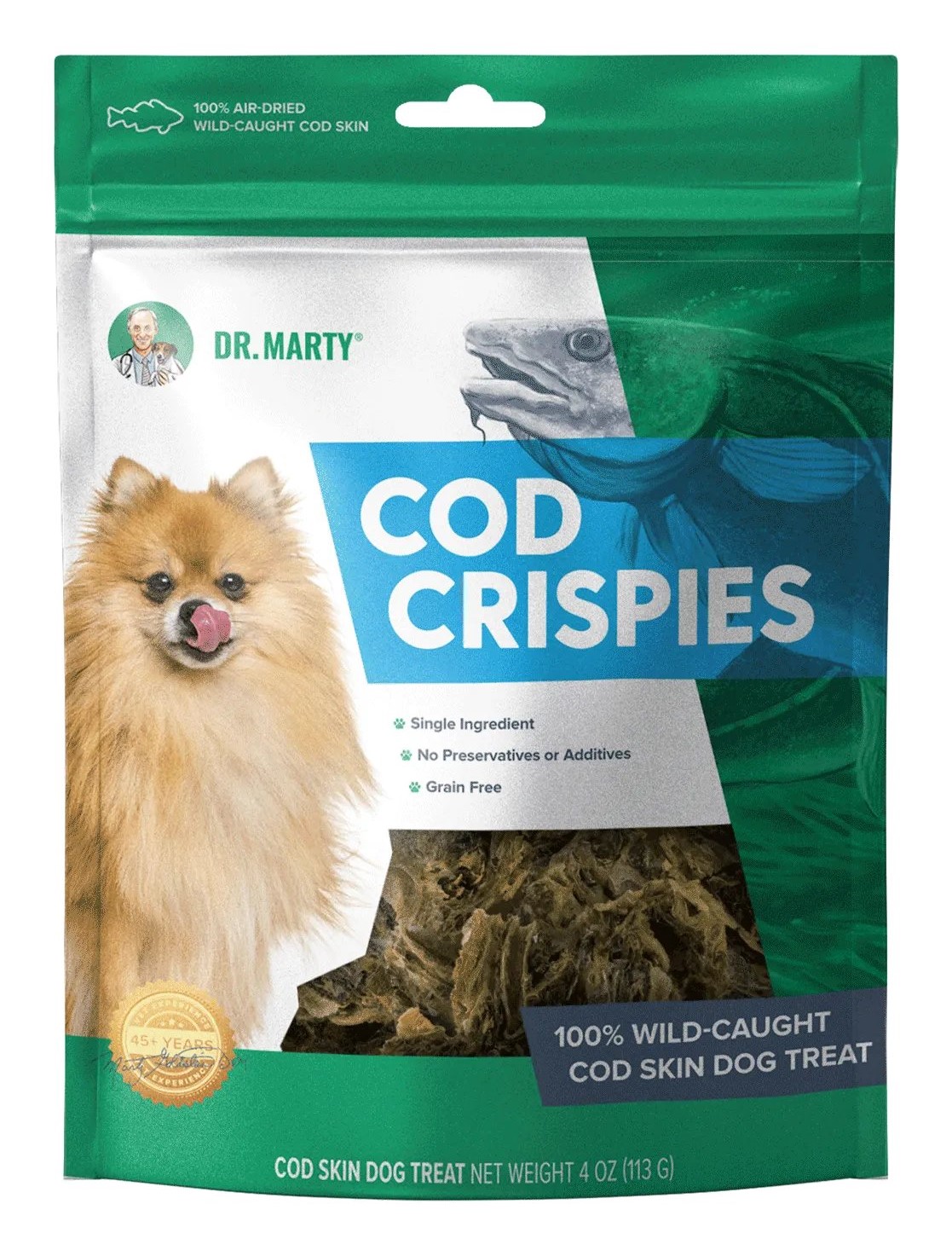 Dr Marty Cod Crispies Dog Treat