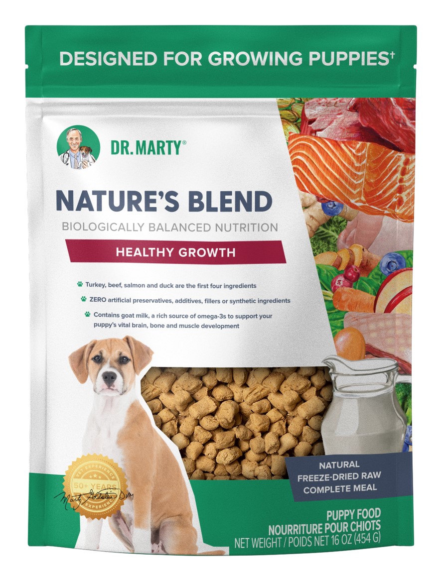 Dr Marty Natures Blend for Puppies Freeze Dried Raw Dog Food