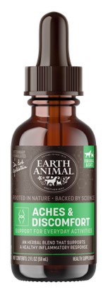 Earth Animal Aches Discomfort Organic Herbal Remedy For Pets