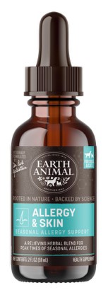 Earth Animal Allergy Skin Organic Herbal Remedy For Pets