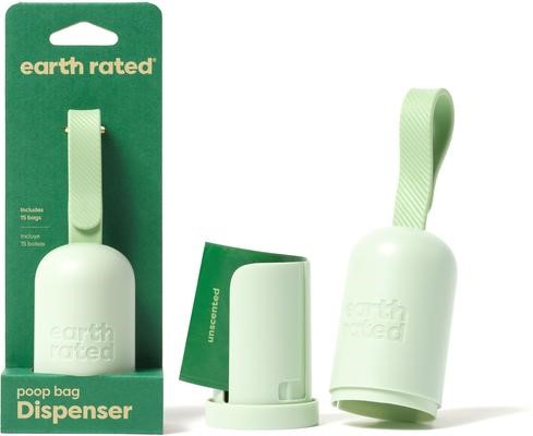 Earth Rated Leash Dispenser with 15 Unscented Bags
