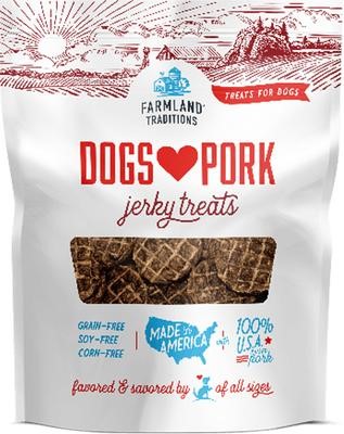 Farmland Traditions Dogs Love Pork Jerky Dog Treats