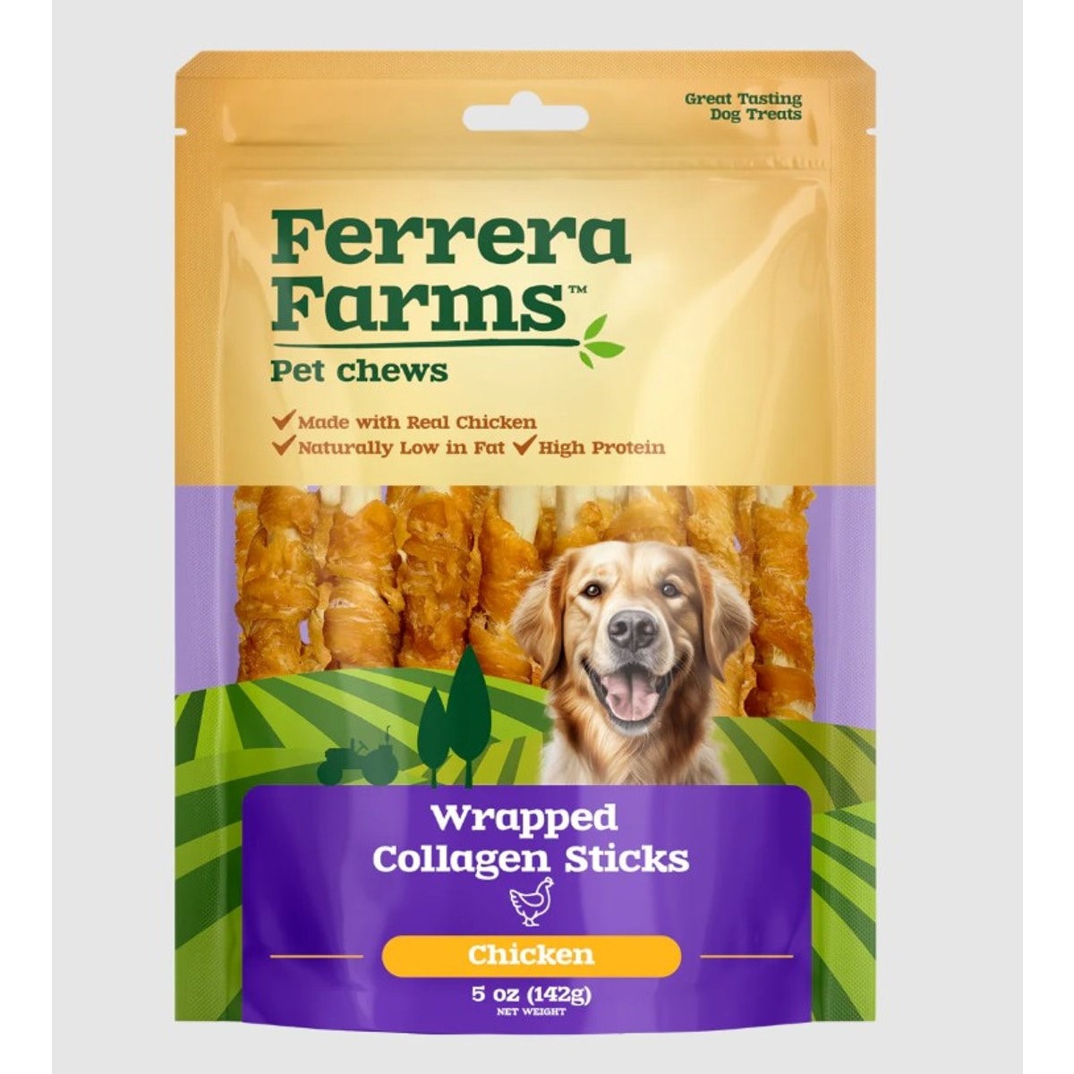 Ferrera Farms Collagen Wrapped with Chicken
