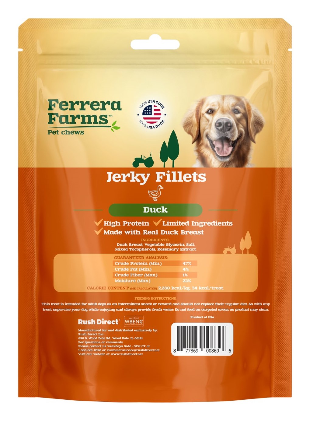 Ferrera Farms USA Duck Jerky