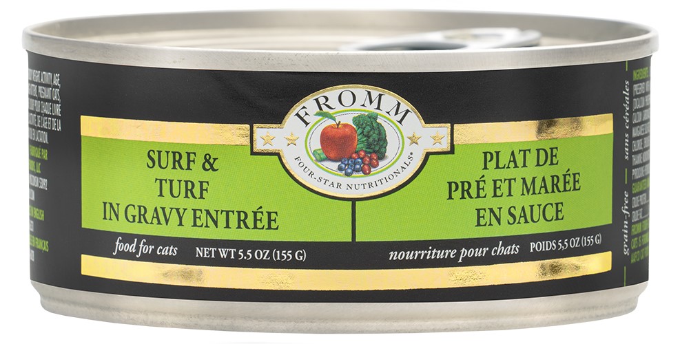 Fromm 4 Star Surf Turf Shredded Canned Cat Food